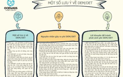 MỘT SỐ LƯU Ý VỀ PHÍ DEM/DET/STO