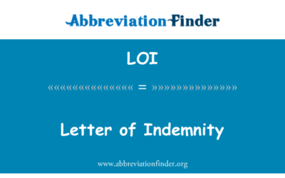 LOI trong xuất nhập khẩu là gì?