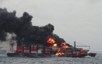 Vụ nổ nhấn chìm tàu X-Press Pearl và thủy thủ đoàn được sơ tán