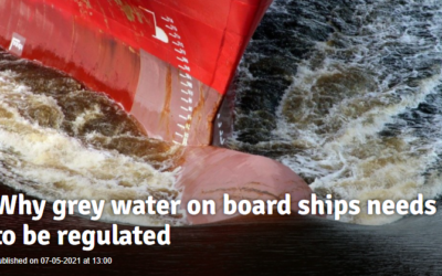 Why grey water on board ships needs to be regulated