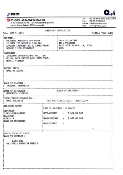 SI (Shipping Instruction) Là Gì Và Cách Khai Báo SI Như Thế Nào?